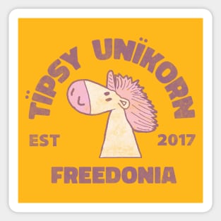 Tipsy Unikorn Sticker